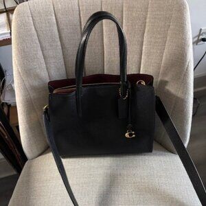 COACH Polished Pebble Leather Carter Carryall 28
